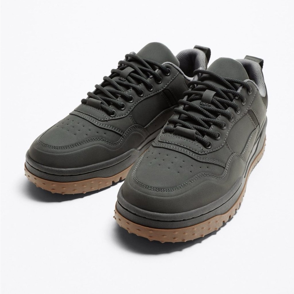 Zara • Slate Gray Z2 Trainer Sneakers